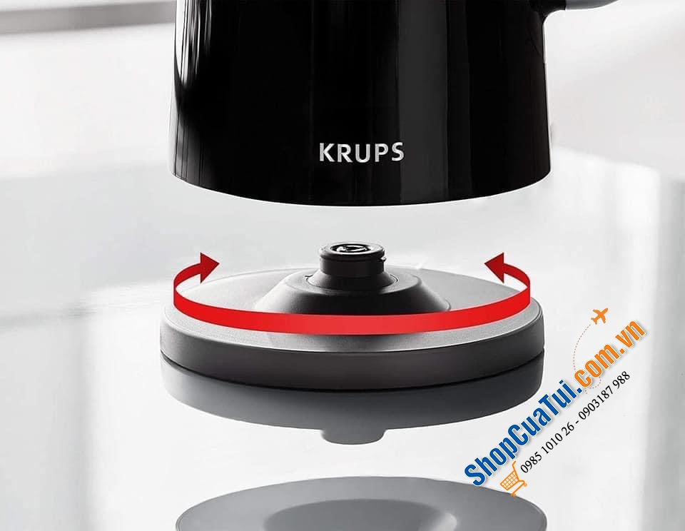 ẤM SIÊU TỐC KRUPS BW8018 MÀN HÌNH KỸ THUẬT SỐ.