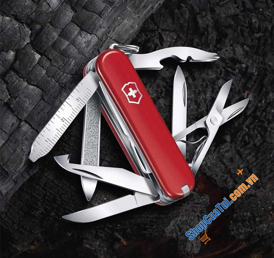 Dụng Cụ Đa Năng Bỏ Túi 18 công năng VictorInox made in Thuỵ Sĩ - Dụng cụ đa năng Victorinox Fisherman 1.4733.72 - Bấm móng tay