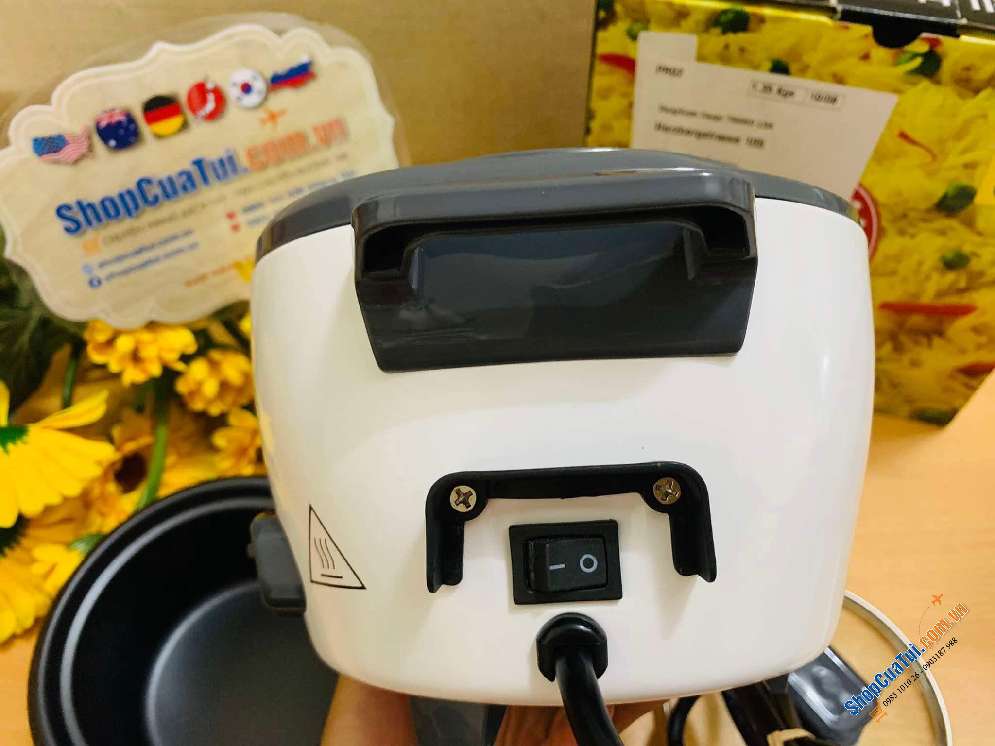 NỒI NẤU CƠM MINI RUSSELL HOBBS 27020 - NỒI CƠM 0,4 lít, nấu được 200g gạo