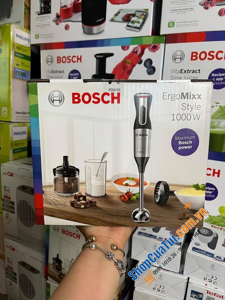 TRỌN BỘ MÁY XAY BOSCH MS6CM6155 ĐA NĂNG ERGOMIXX