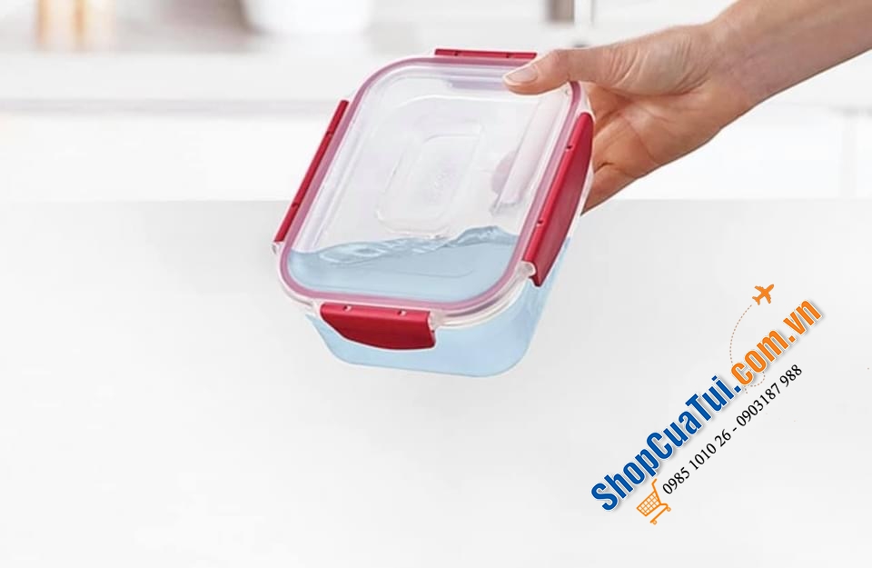 Set 4 hộp đựng thực phẩm CAO CẤP Joseph Joseph sắc màu sặc sỡ.