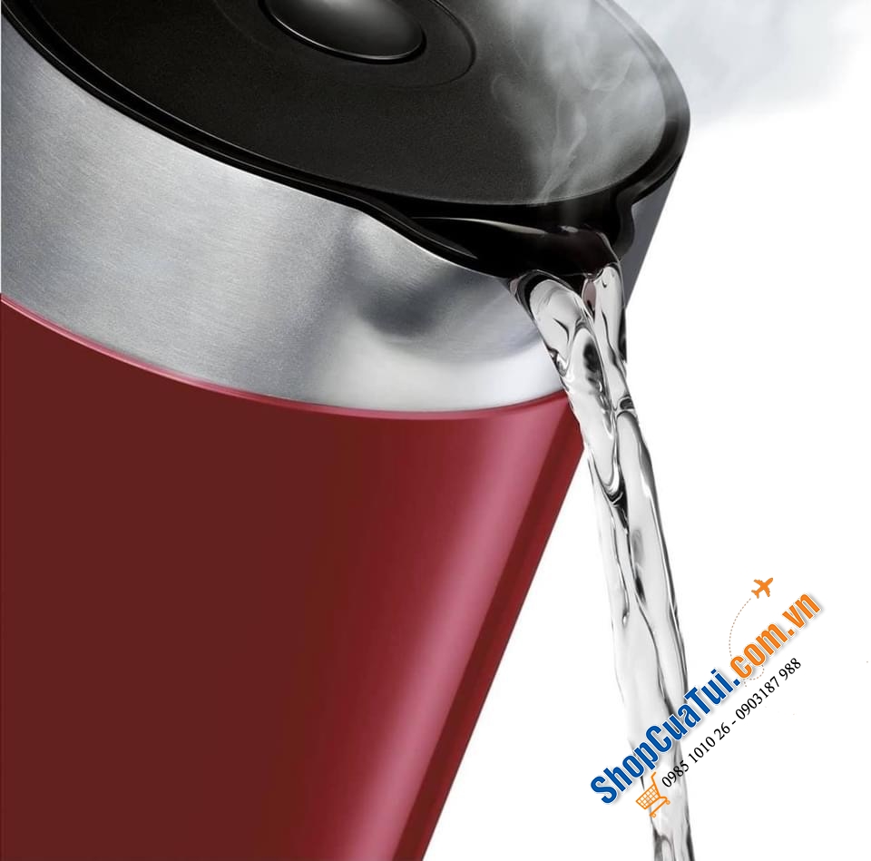 Ấm siêu tốc Siemens 1.5L MÀU ĐỎ.