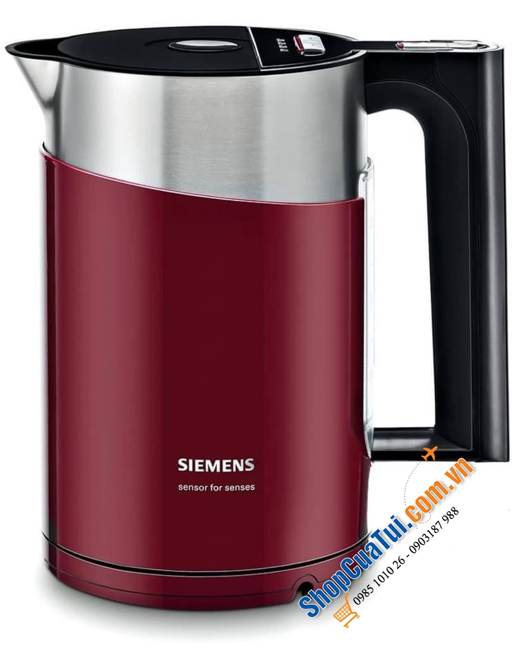 Ấm siêu tốc Siemens 1.5L MÀU ĐỎ.