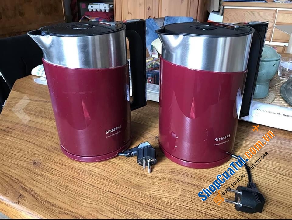 Ấm siêu tốc Siemens 1.5L MÀU ĐỎ.