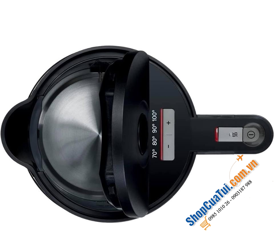 Ấm siêu tốc Siemens 1.5L MÀU ĐỎ, màu đen