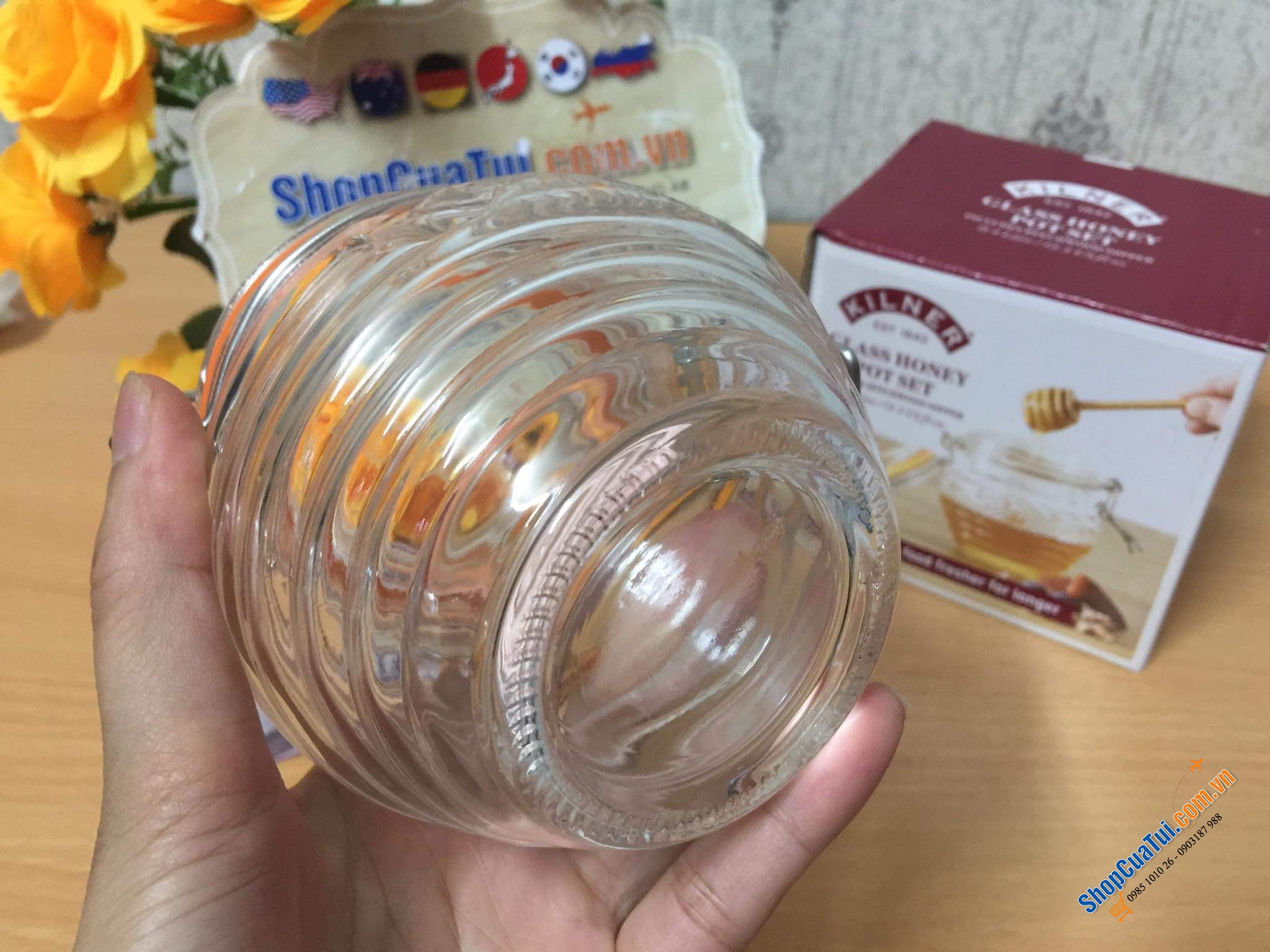 Hũ mật ong Kilner 400ml - Hũ đựng mật ong KILNER 500ml