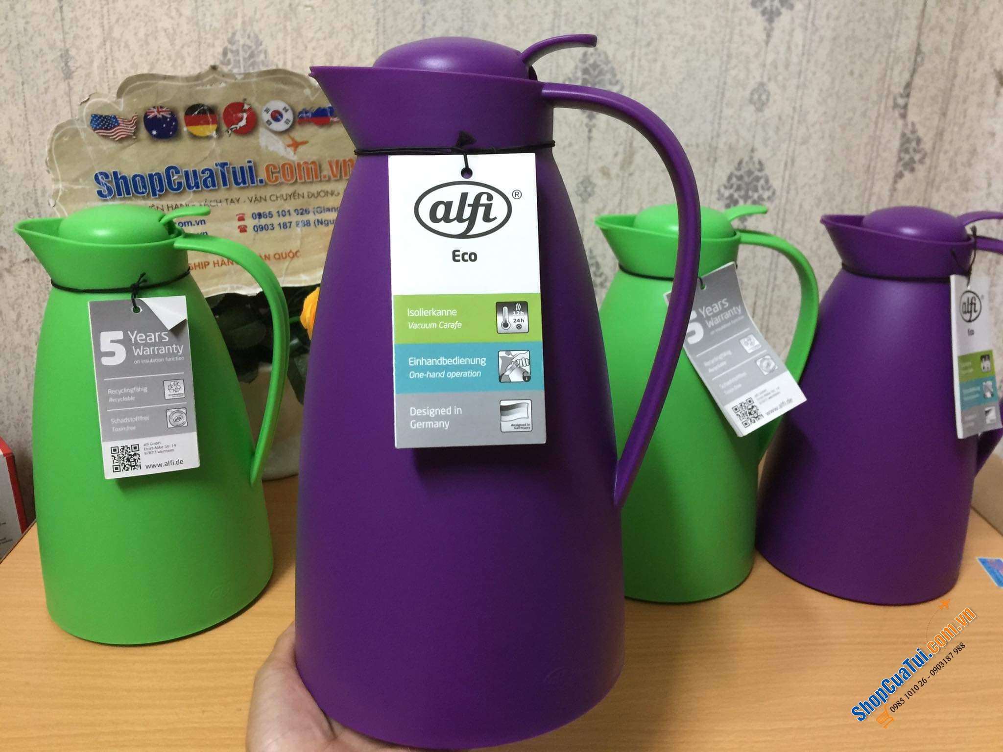 BÌNH GIỮ NHIỆT ALFI ECO - DUNG TÍCH 1 LIT.