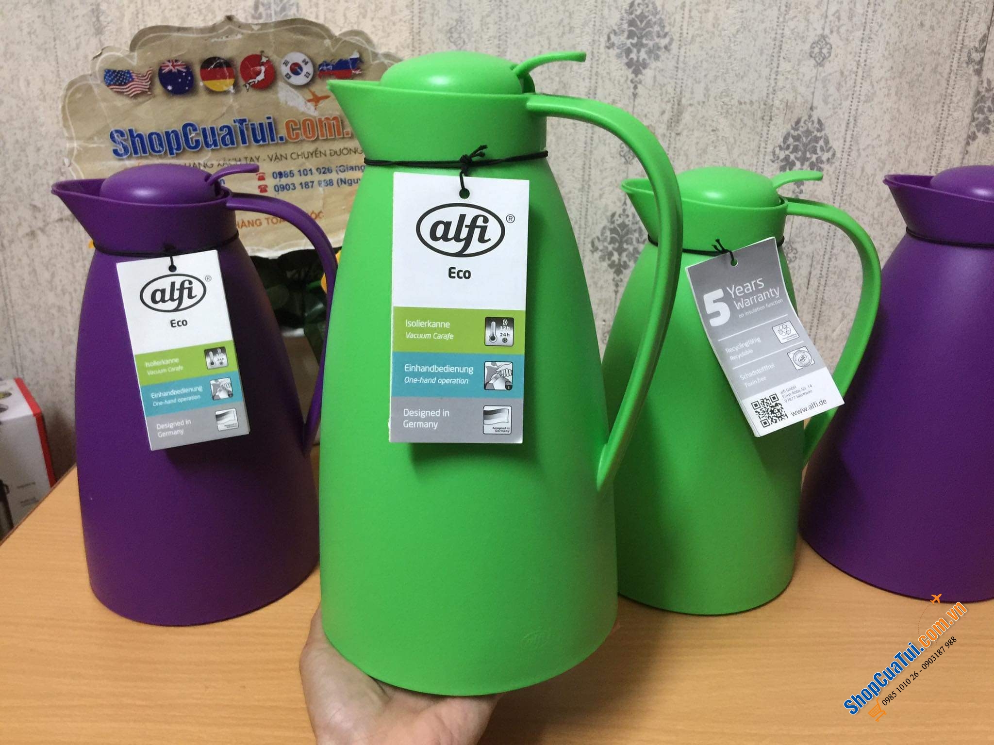 BÌNH GIỮ NHIỆT ALFI ECO - DUNG TÍCH 1 LIT.