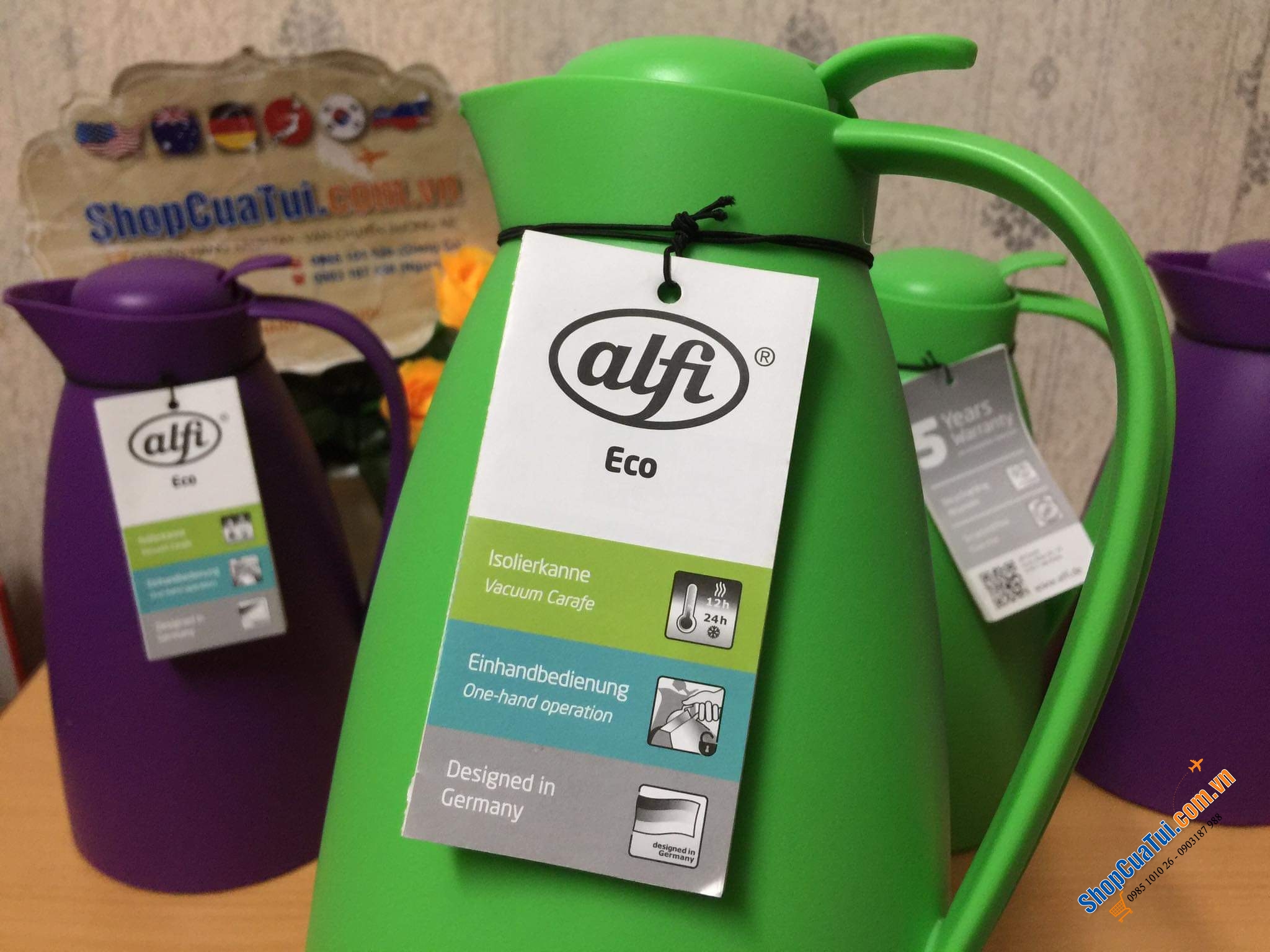 BÌNH GIỮ NHIỆT ALFI ECO - DUNG TÍCH 1 LIT.