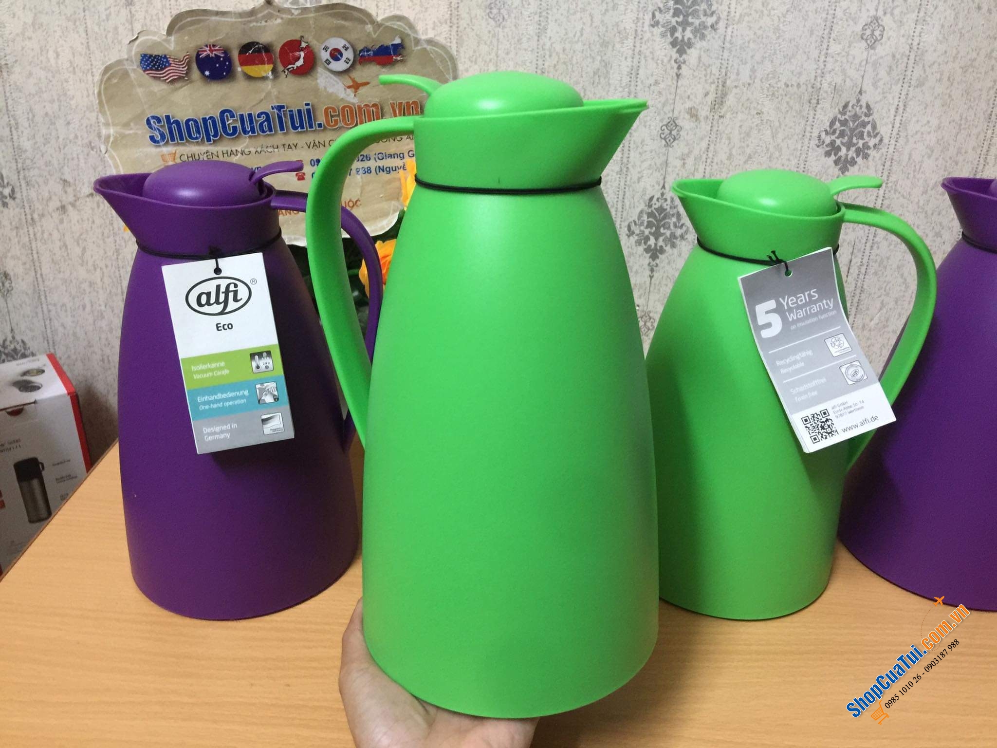 BÌNH GIỮ NHIỆT ALFI ECO - DUNG TÍCH 1 LIT.