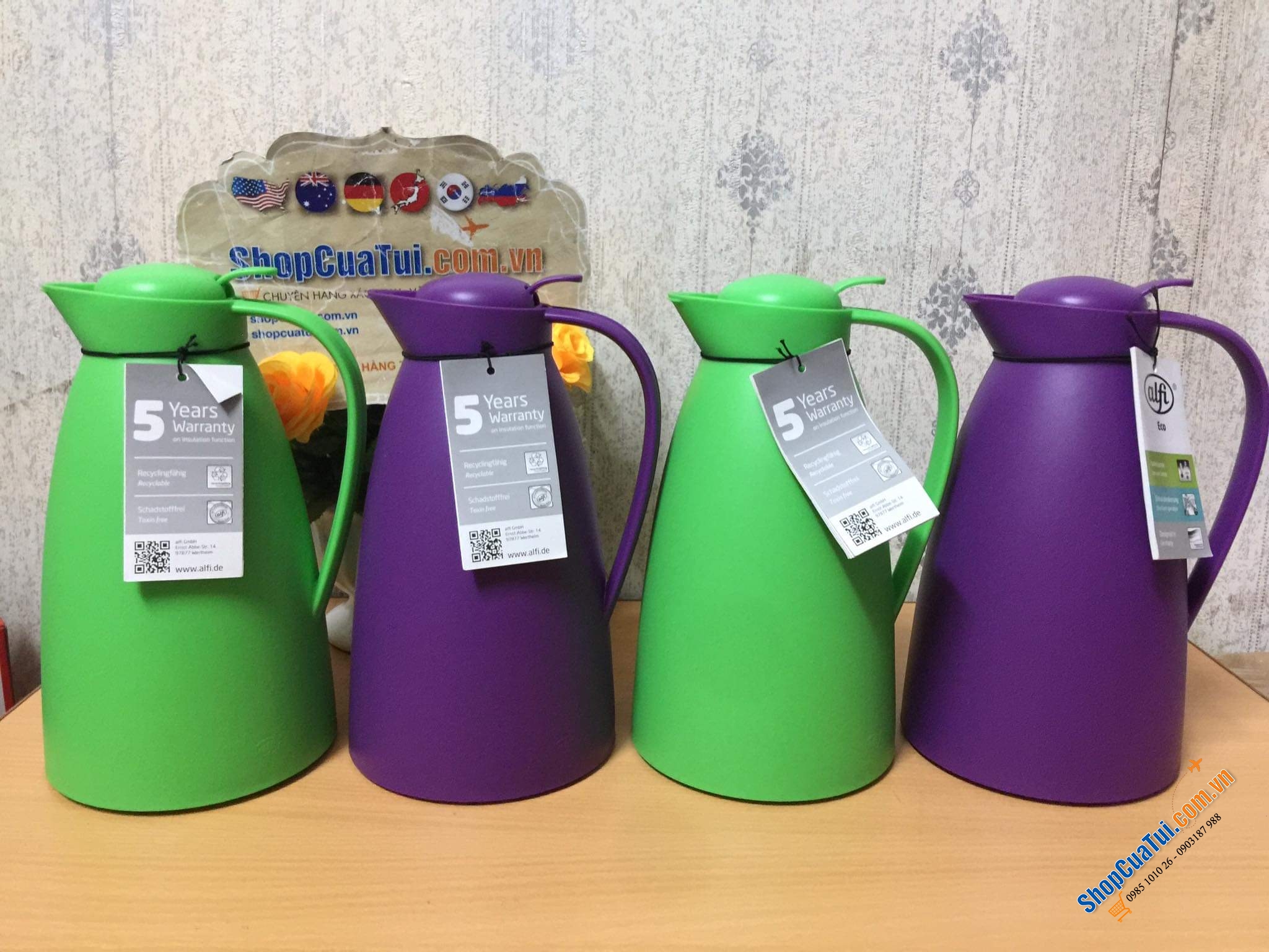 BÌNH GIỮ NHIỆT ALFI ECO - DUNG TÍCH 1 LIT.