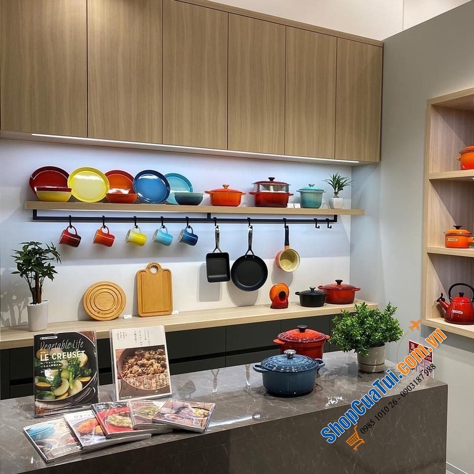 Set 6 đĩa cầu vồng Creuset 22cm.