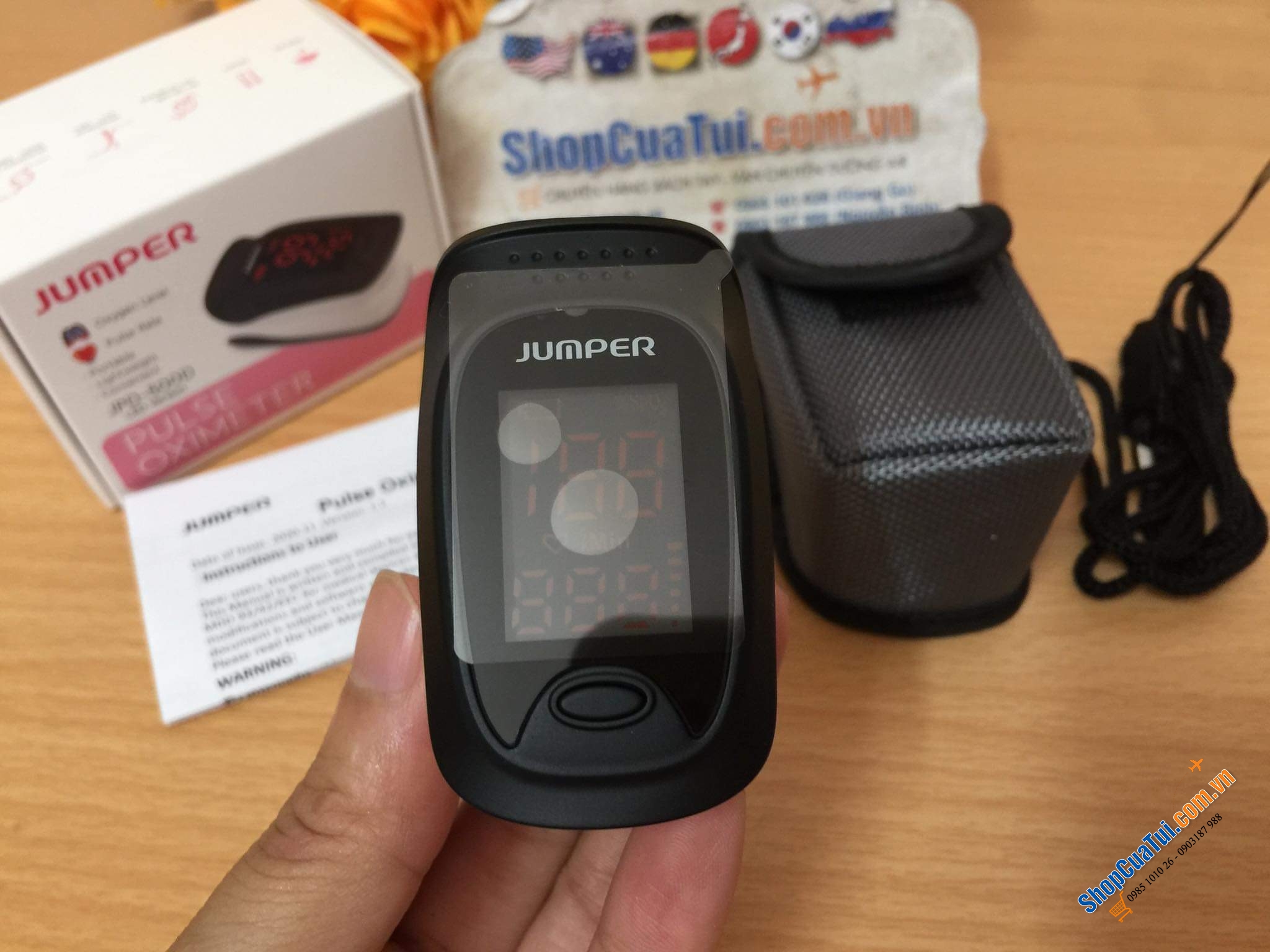 Máy đo nồng độ oxy trong máu Jumper SPO2 JPD-500D