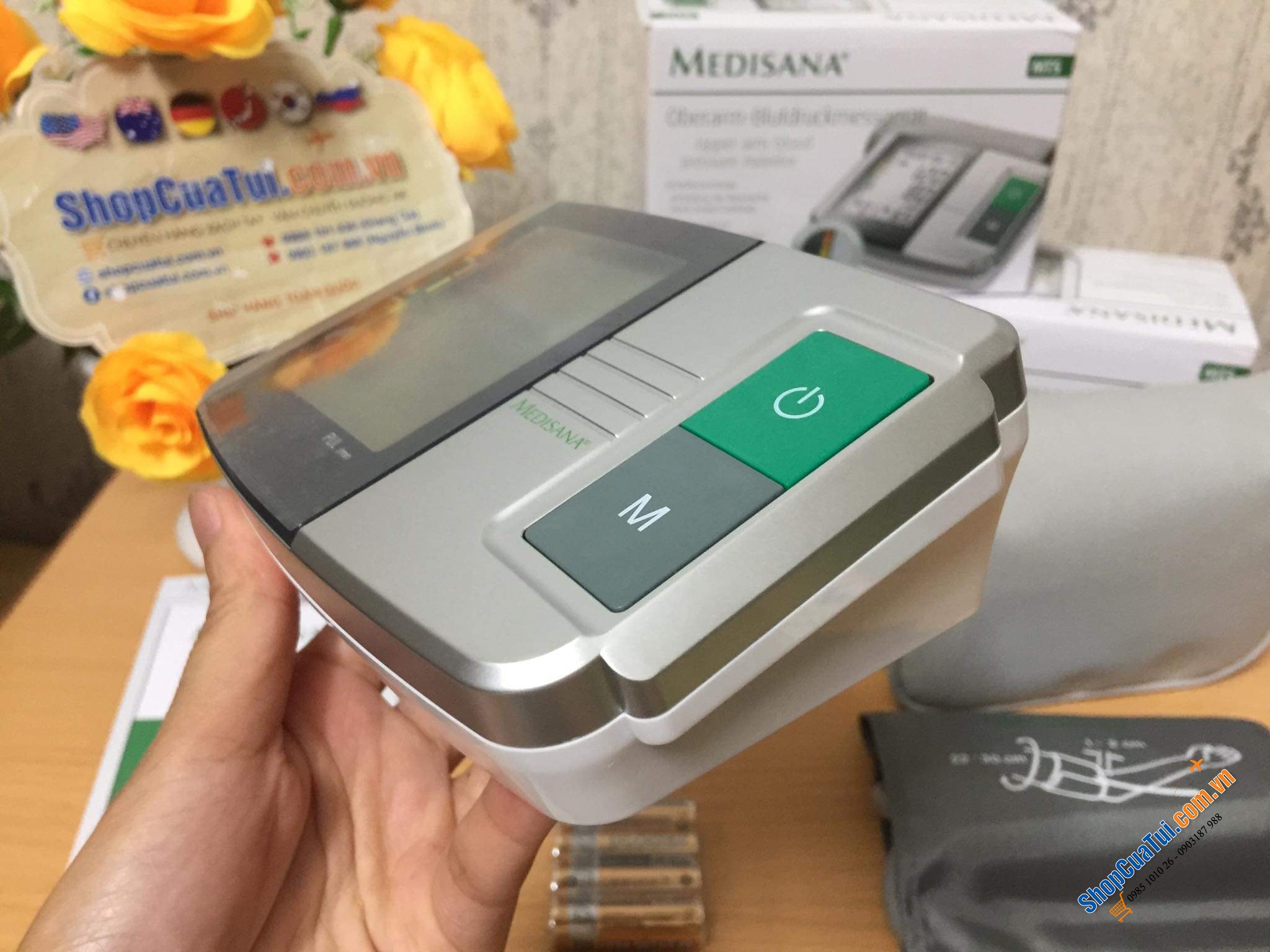 MÁY ĐO HUYẾT ÁP tự động MEDISANA 51152 MTS - sản phẩm thiết yếu cho người già, người cao huyết áp