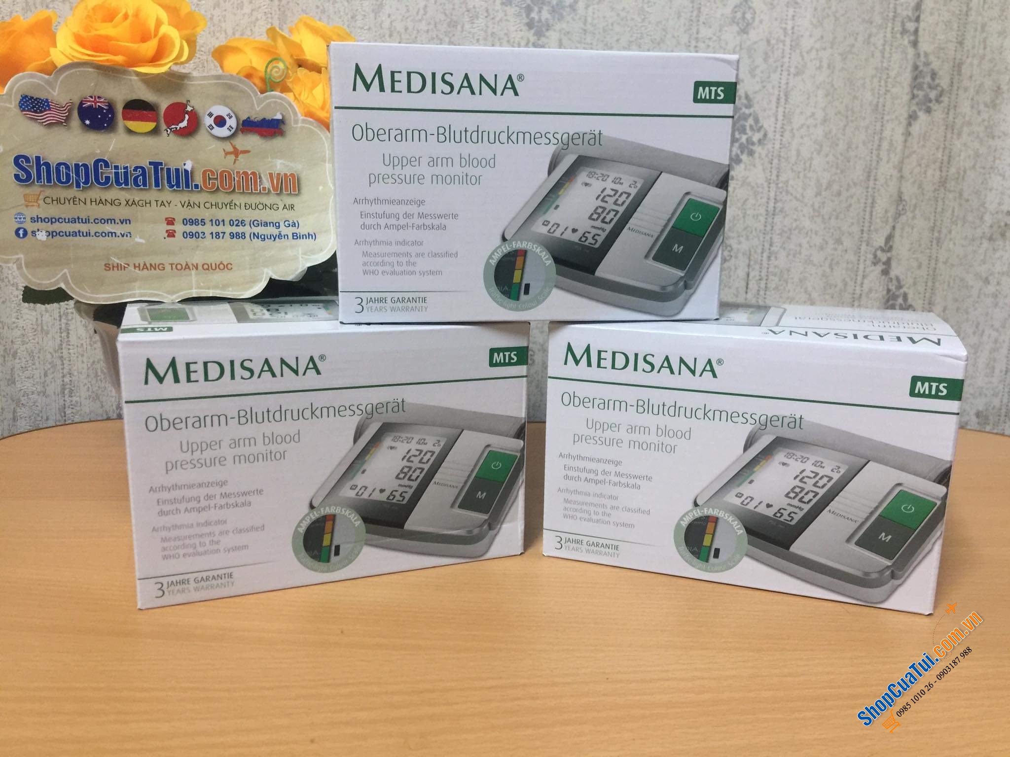 MÁY ĐO HUYẾT ÁP tự động MEDISANA 51152 MTS - sản phẩm thiết yếu cho người già, người cao huyết áp