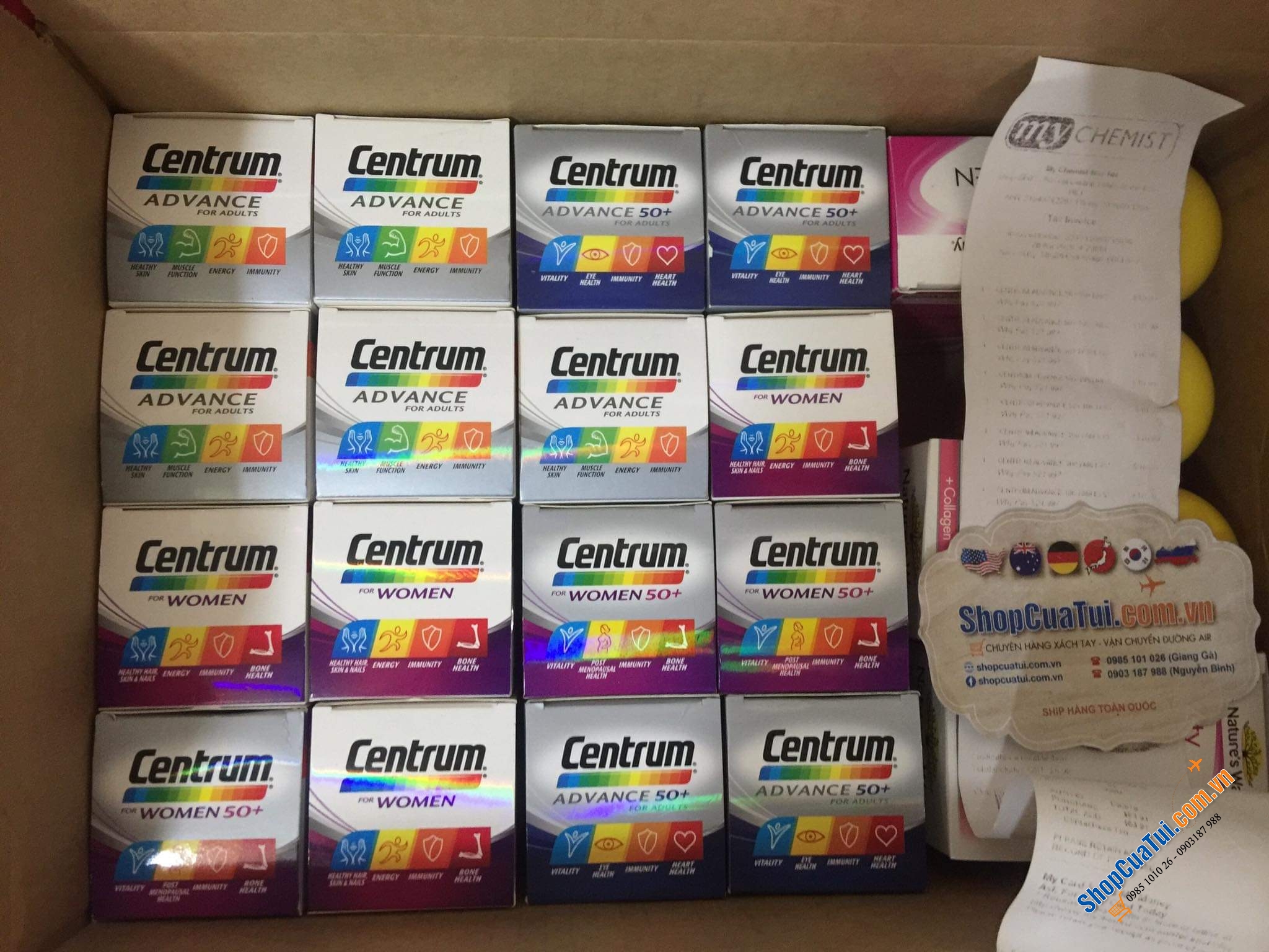 Centrum For Women 50+ 90 Tablets - Vitamin tổng hợp cho nữ trên 50 tuổi lọ 90 viên