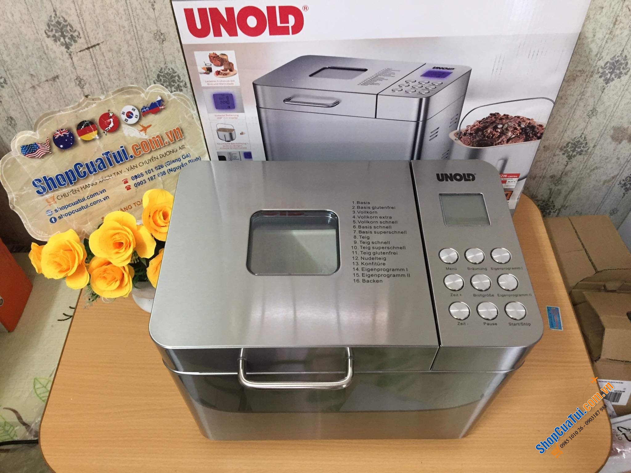 Máy làm bánh mì Unold 68456