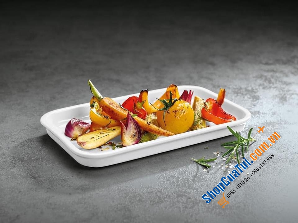 KHAY SỨ CAO CẤP VILLEROY BOCH CLEVER CÔKING 32x22 cm - MADE IN GERMNAY