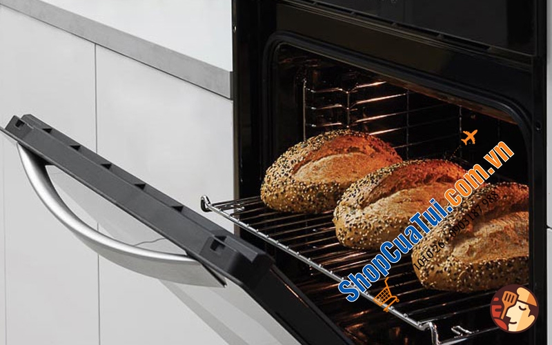 LÒ NƯỚNG 71 lít, LÒ NƯỚNG BOSCH HBA534EB0 SERIE 4 MÀU ĐEN