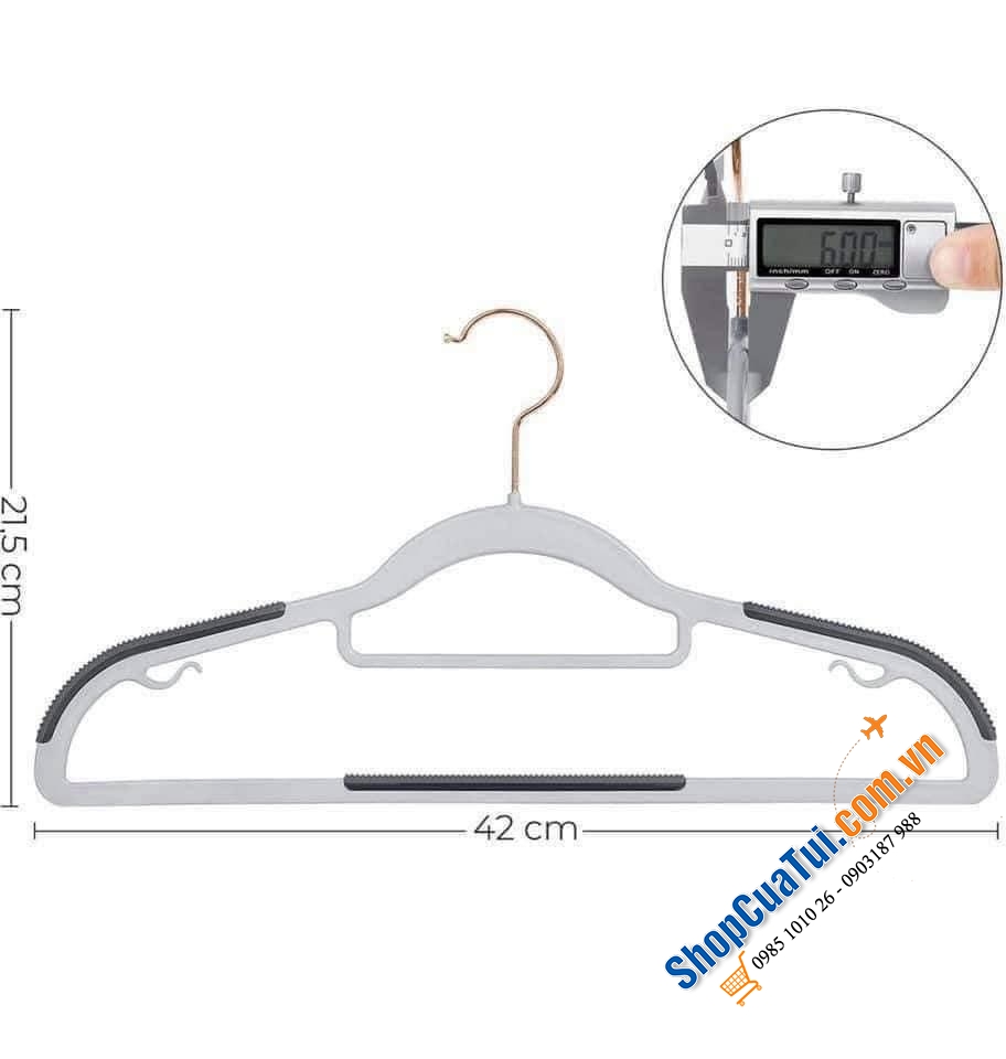Móc treo, MẮC TREO QUẦN ÁO SONGMICS SET 50 CÁI