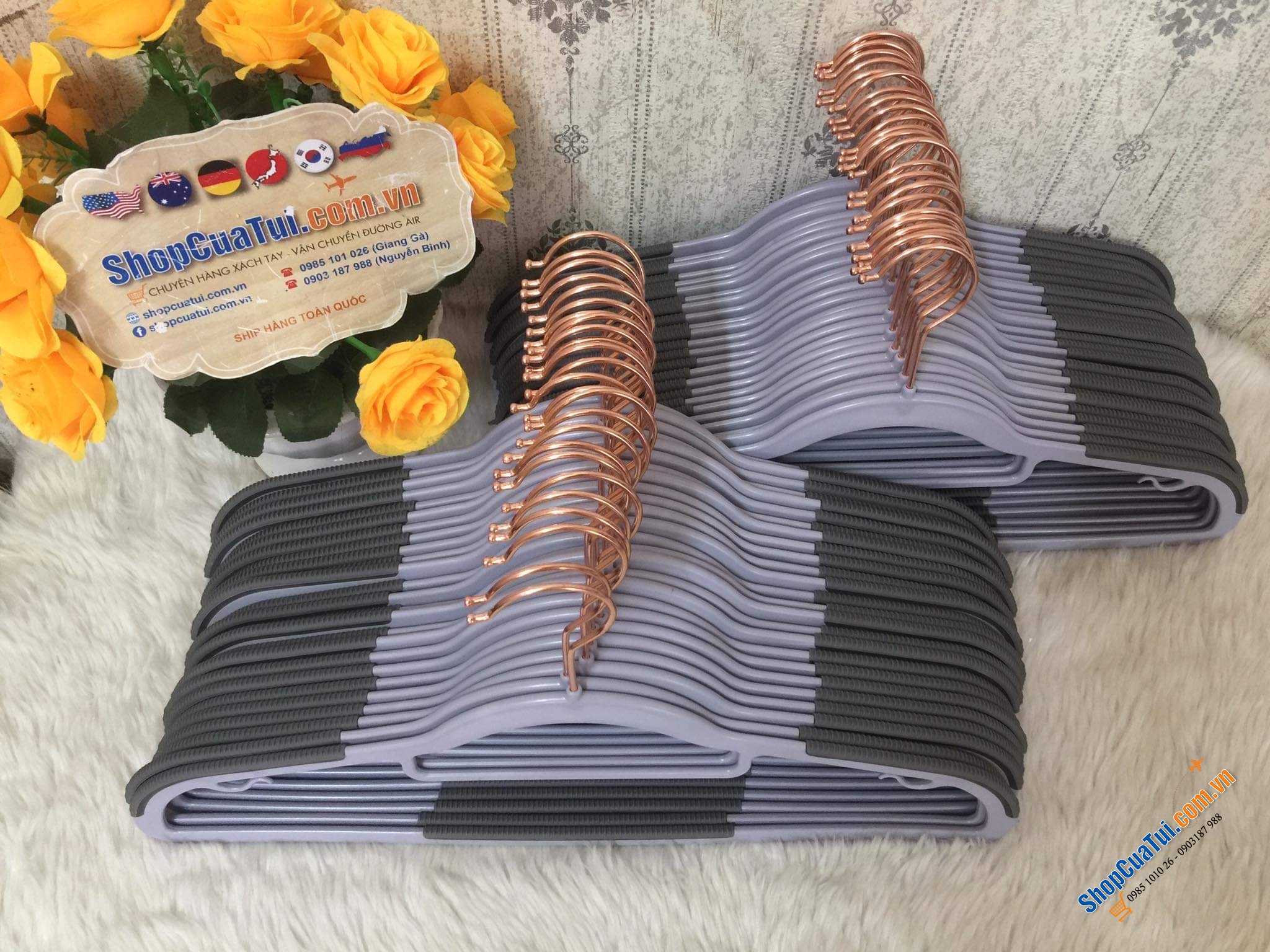 Móc treo, MẮC TREO QUẦN ÁO SONGMICS SET 50 CÁI
