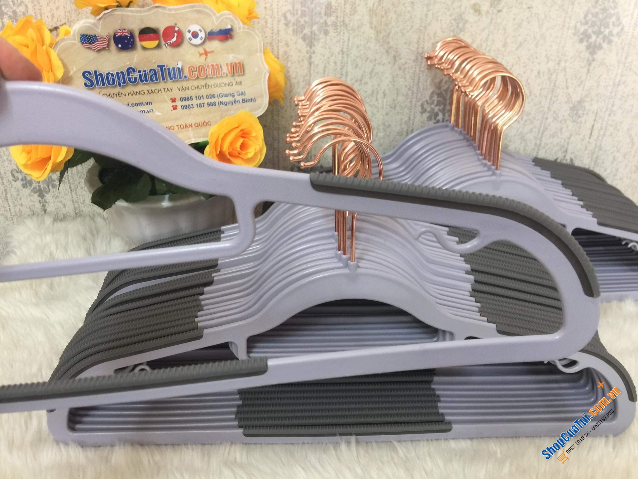 Móc treo, MẮC TREO QUẦN ÁO SONGMICS SET 50 CÁI