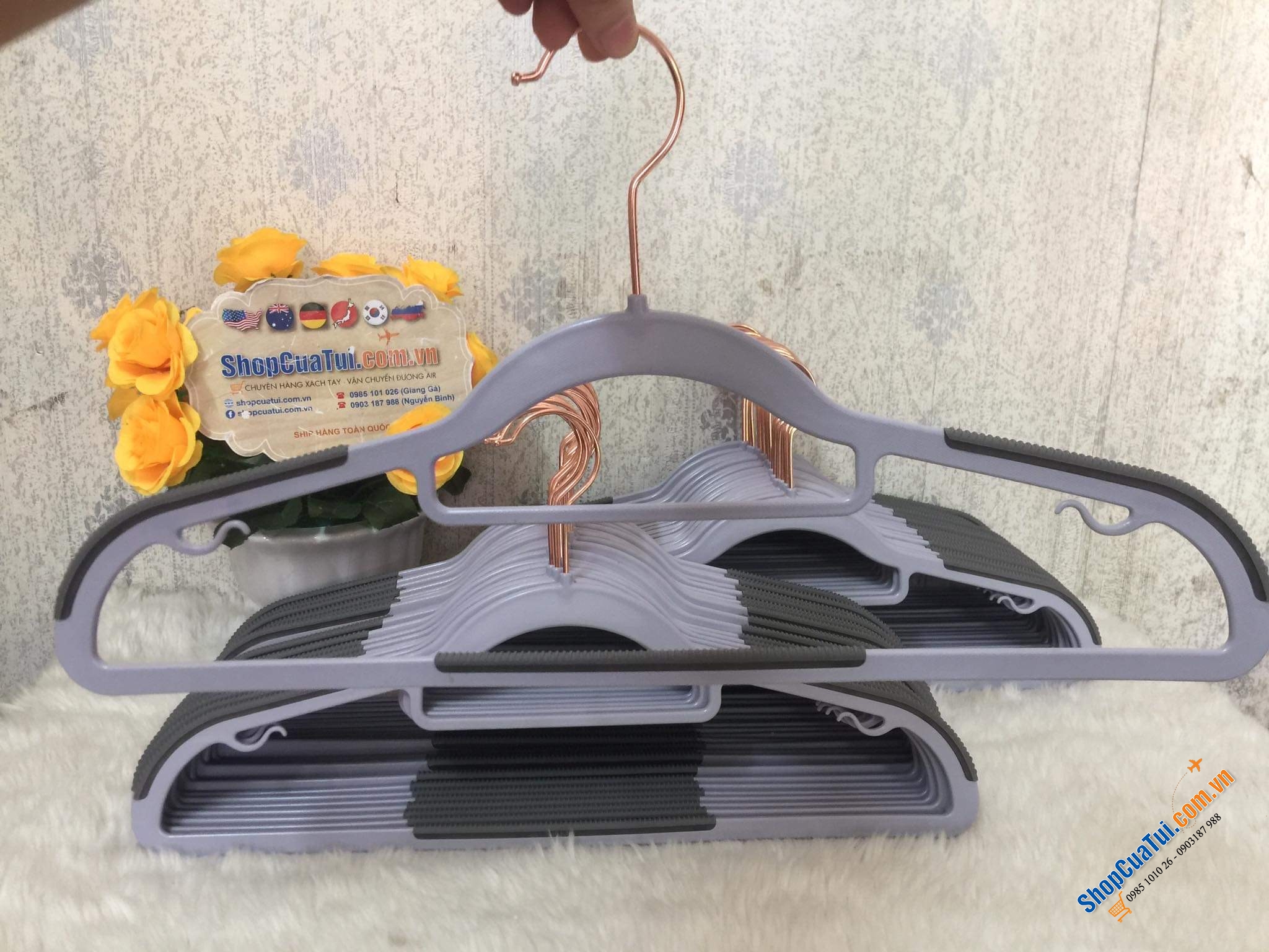 Móc treo, MẮC TREO QUẦN ÁO SONGMICS SET 50 CÁI