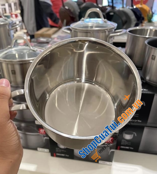 CA ĐUN INOX ZWILLING 15 cm, dung tích 1,7 Lít