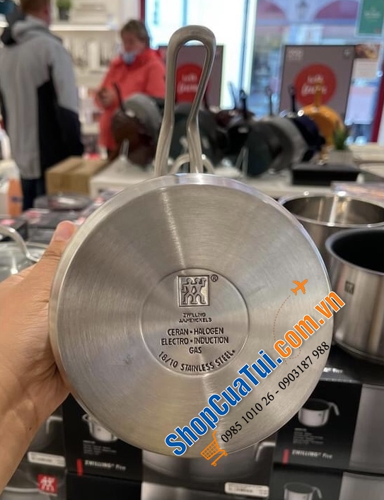 CA ĐUN INOX ZWILLING 15 cm, dung tích 1,7 Lít