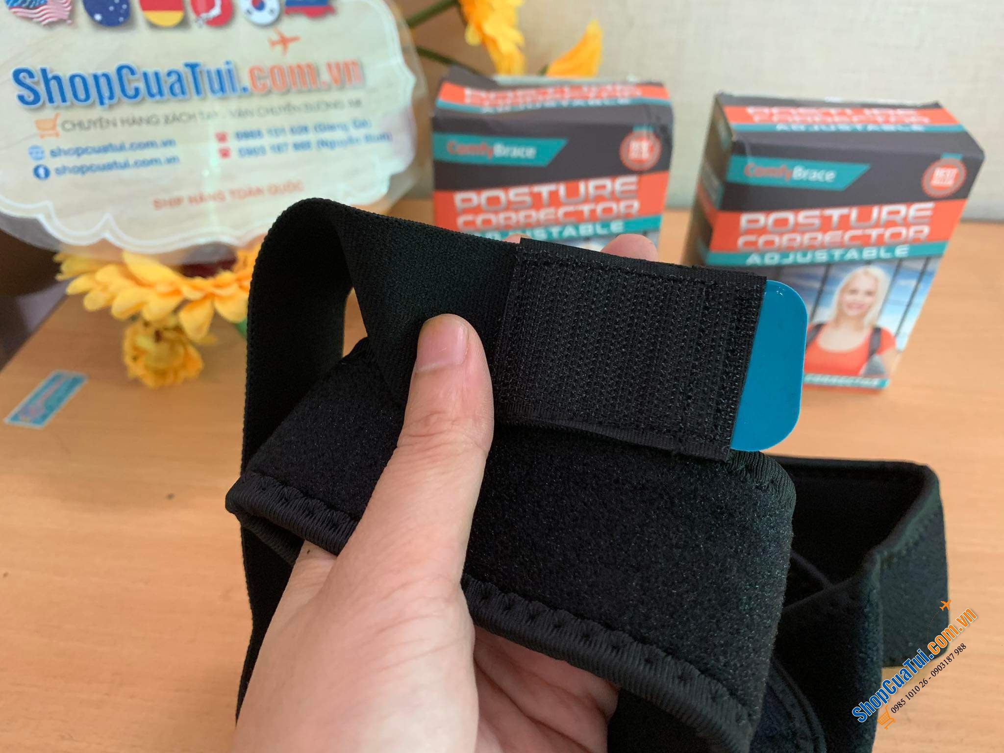 Đai chống gù, Đai định hình chỉnh dáng chống gù lưng Comfy Brace