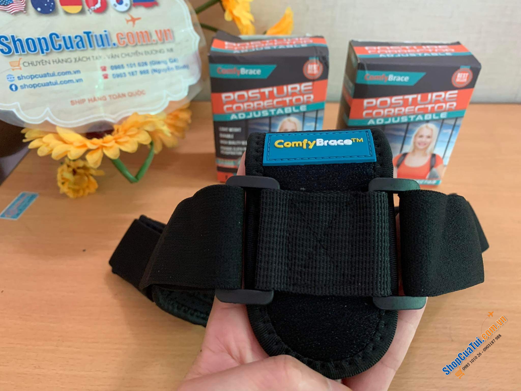 Đai chống gù, Đai định hình chỉnh dáng chống gù lưng Comfy Brace