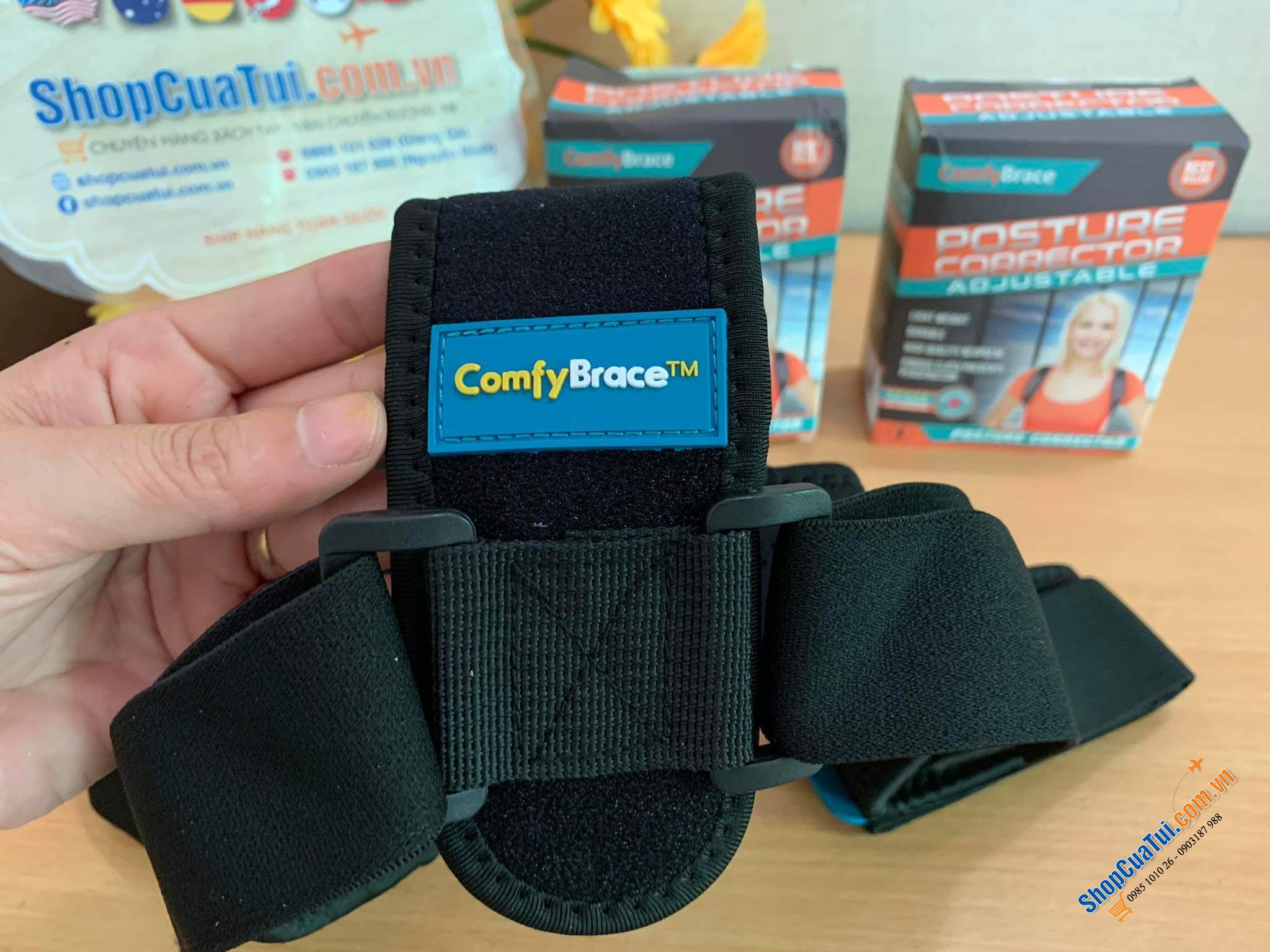 Đai chống gù, Đai định hình chỉnh dáng chống gù lưng Comfy Brace