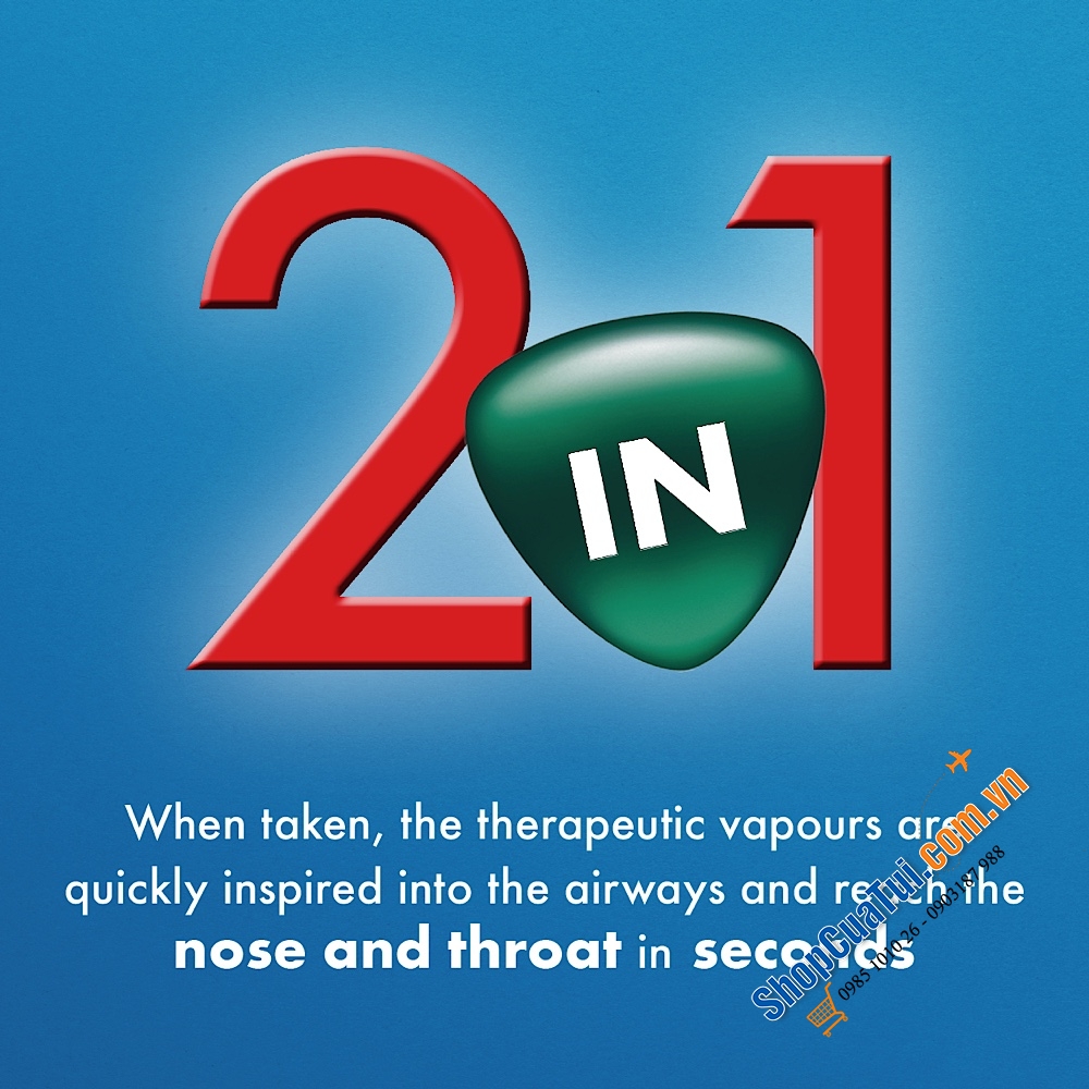 Viên kẹo ngậm trị ho và viêm họng Vicks VapoDrops Butter Menthol Lozenges 24 Pack