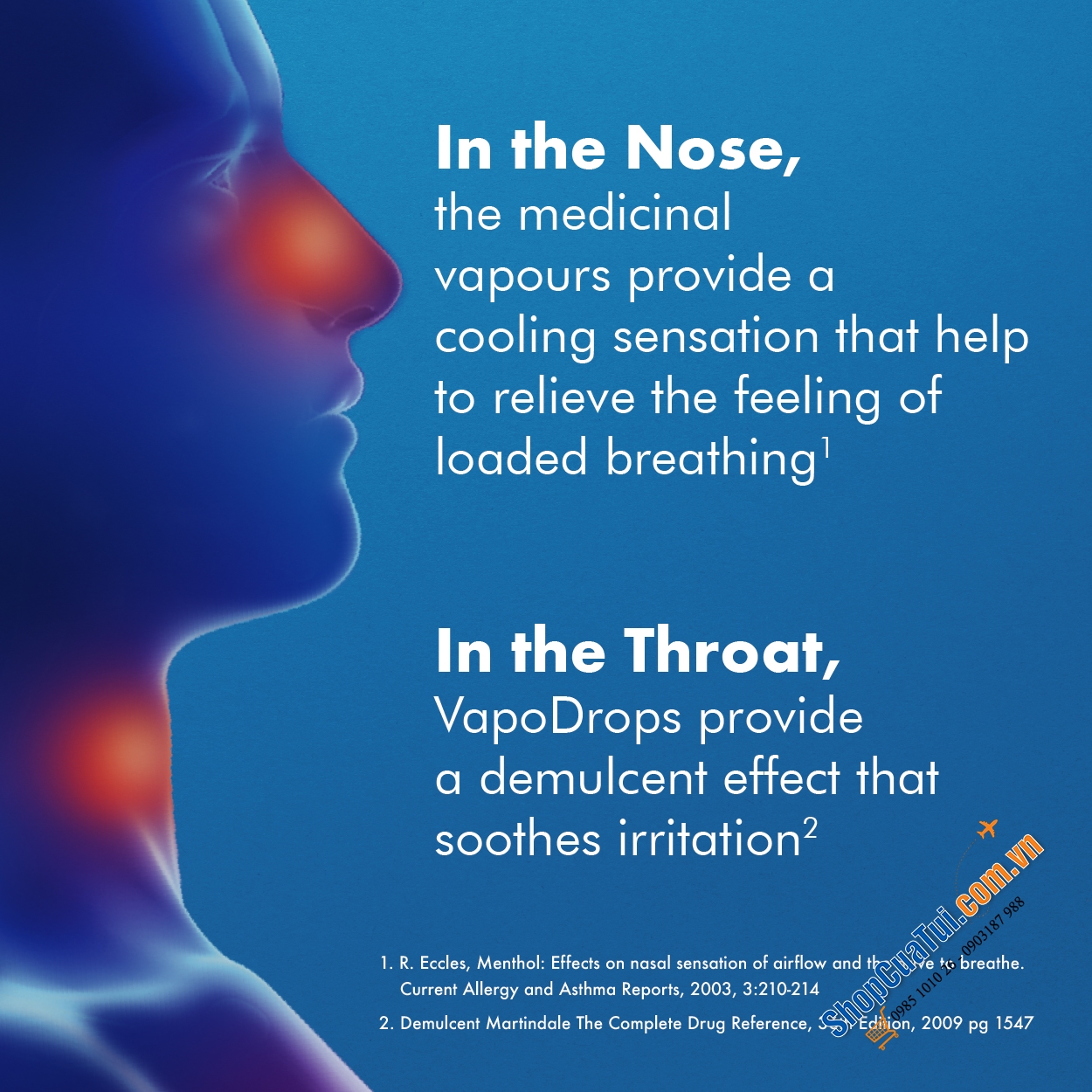 Viên kẹo ngậm trị ho và viêm họng Vicks VapoDrops Butter Menthol Lozenges 24 Pack