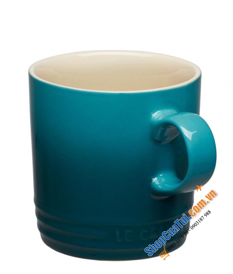 SET 4 CỐC LE CREUSET 350ml gồm đỏ - cam - hồng - xanh deep teal