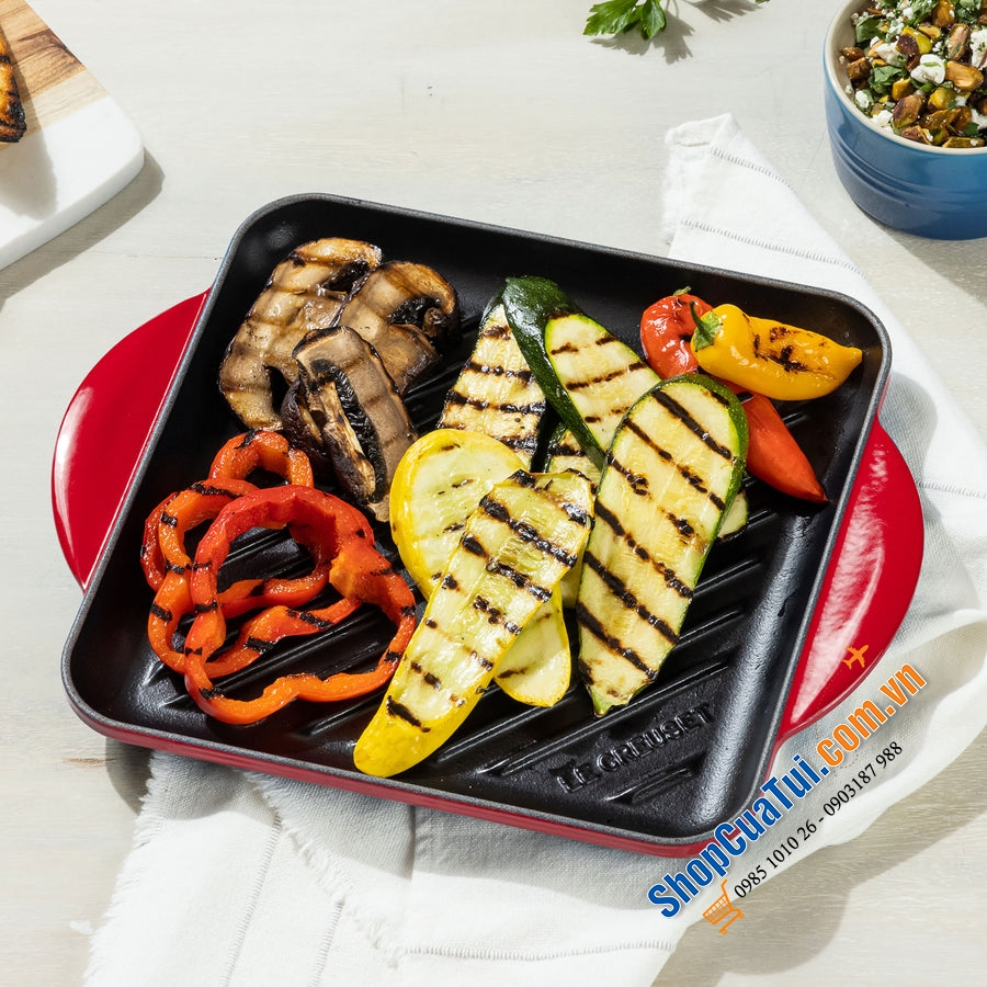 Chảo nướng - KHAY NƯỚNG LE CREUSET 24x24 cm.