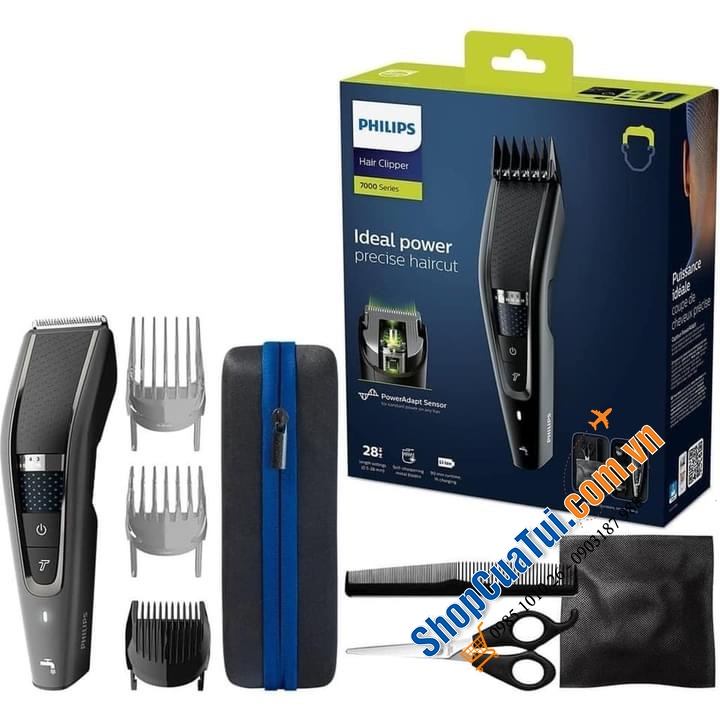 Tông đơ Philips HC7650/15 series 7000 - Pin mạnh mẽ của tông đơ cắt tóc cung cấp thời lượng pin lên đến 90 phút - Tự tạo kiểu tóc ngay tại nhà dễ dàng