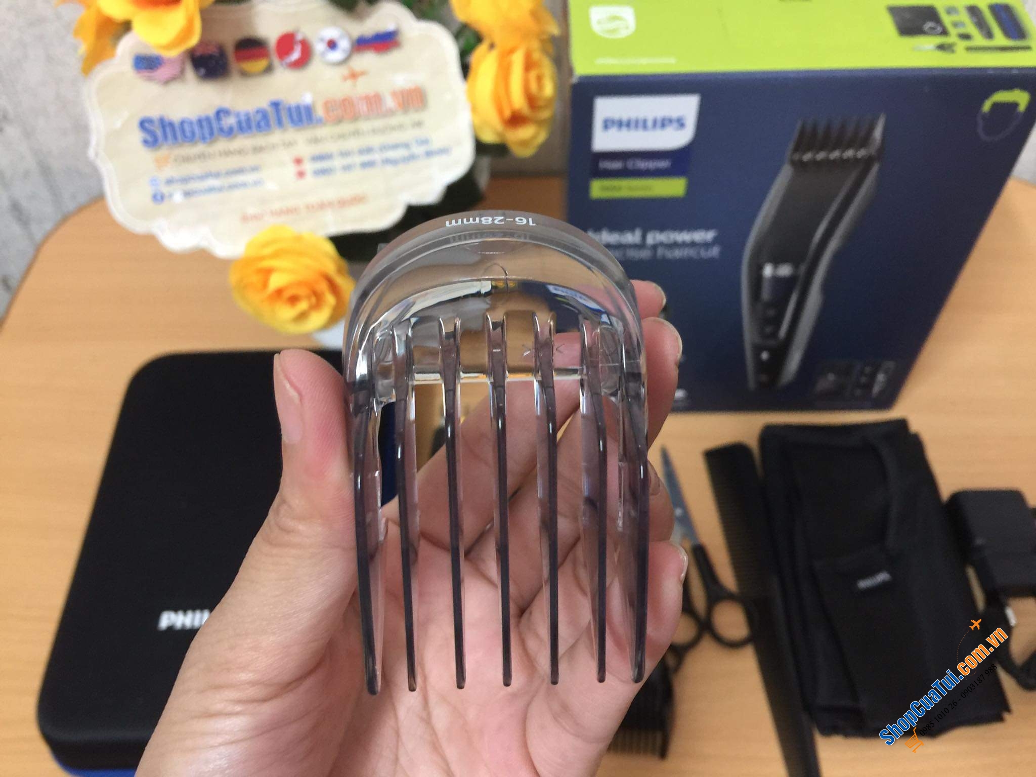 Tông đơ Philips HC7650/15 series 7000 - Pin mạnh mẽ của tông đơ cắt tóc cung cấp thời lượng pin lên đến 90 phút - Tự tạo kiểu tóc ngay tại nhà dễ dàng
