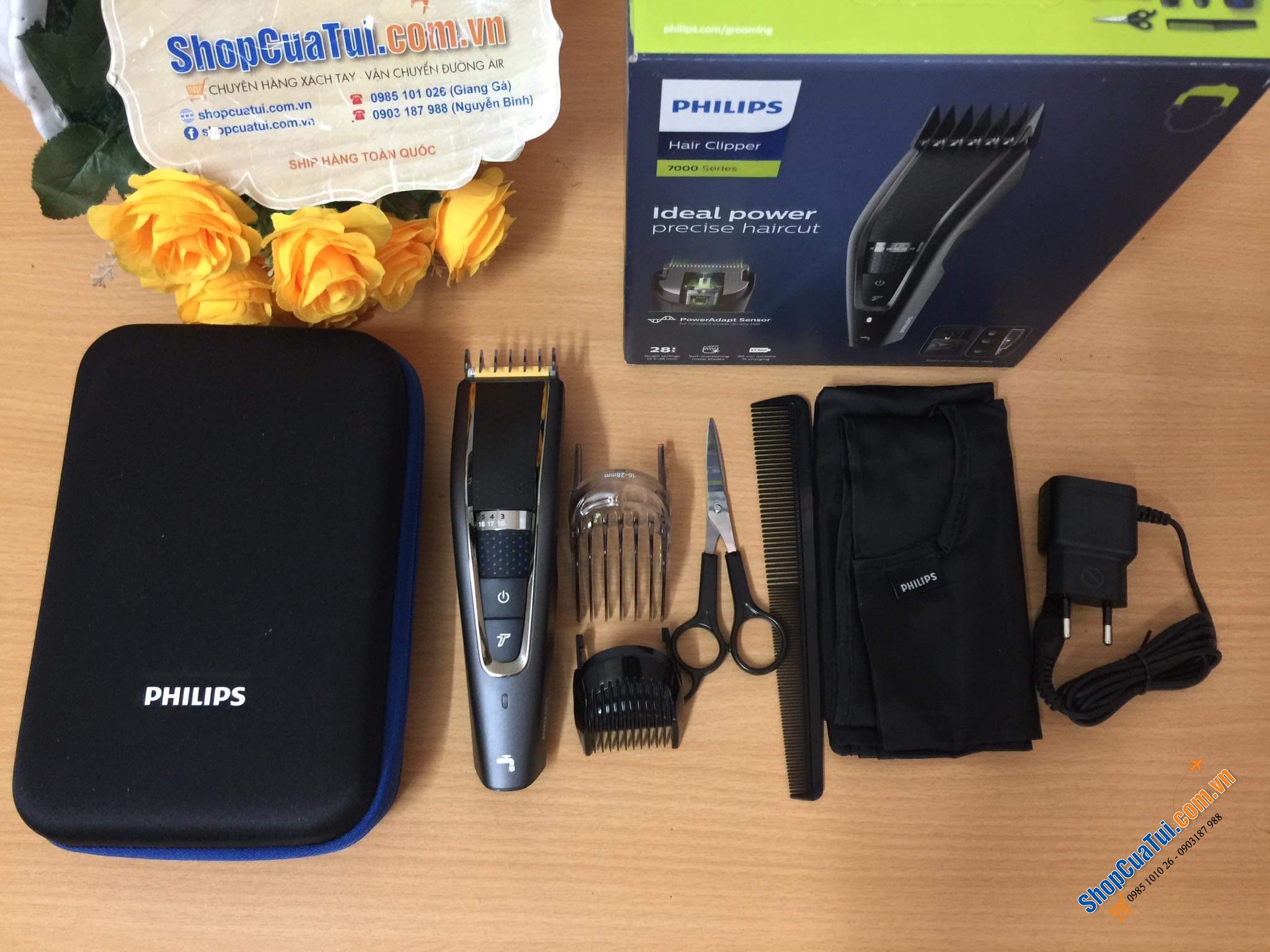 Tông đơ Philips HC7650/15 series 7000 - Pin mạnh mẽ của tông đơ cắt tóc cung cấp thời lượng pin lên đến 90 phút - Tự tạo kiểu tóc ngay tại nhà dễ dàng