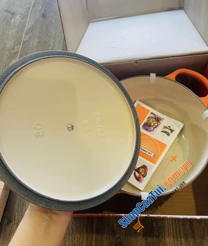 Nồi gang Le Creuset Bräter rund Evo 20cm Orange màu cam