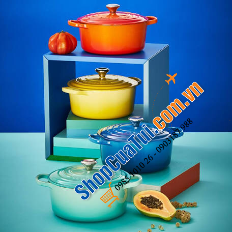 Nồi gang Le Creuset Bräter rund Evo 20cm Orange màu cam