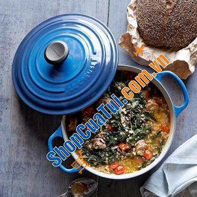 NỒI LE CREUSET MÀU XANH SIZE 18cm