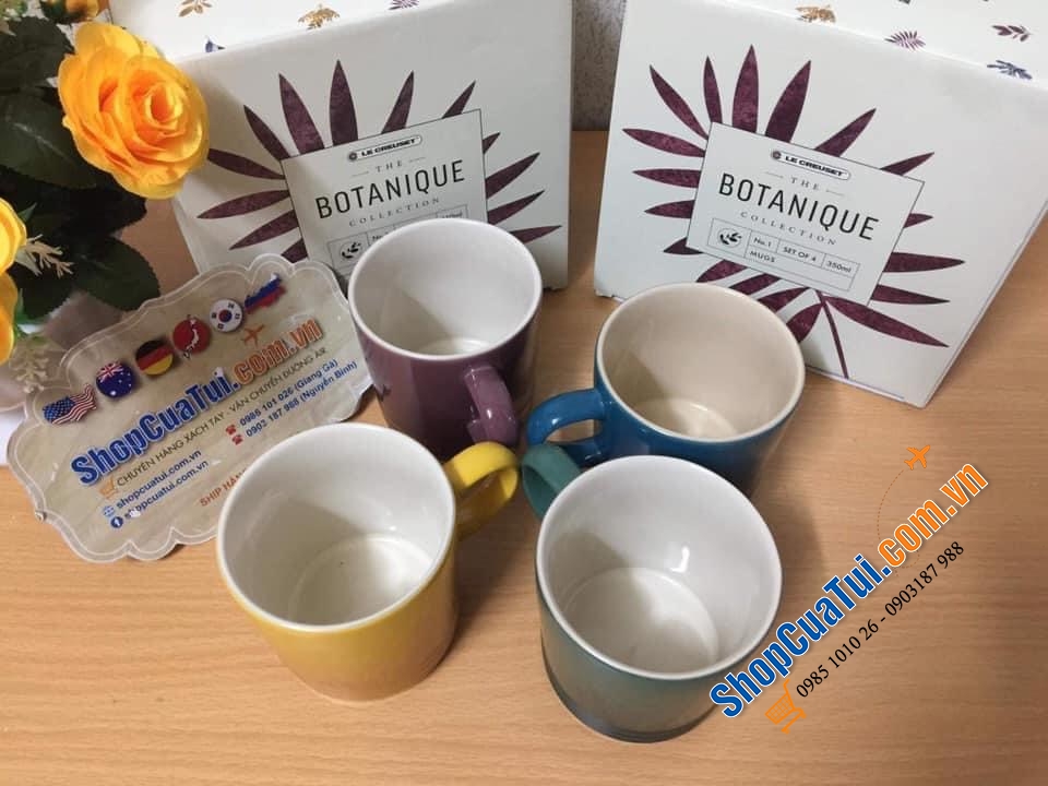 SET 4 CỐC LE CREUSET 100 ML KÈM HỘP BOTANIQUE