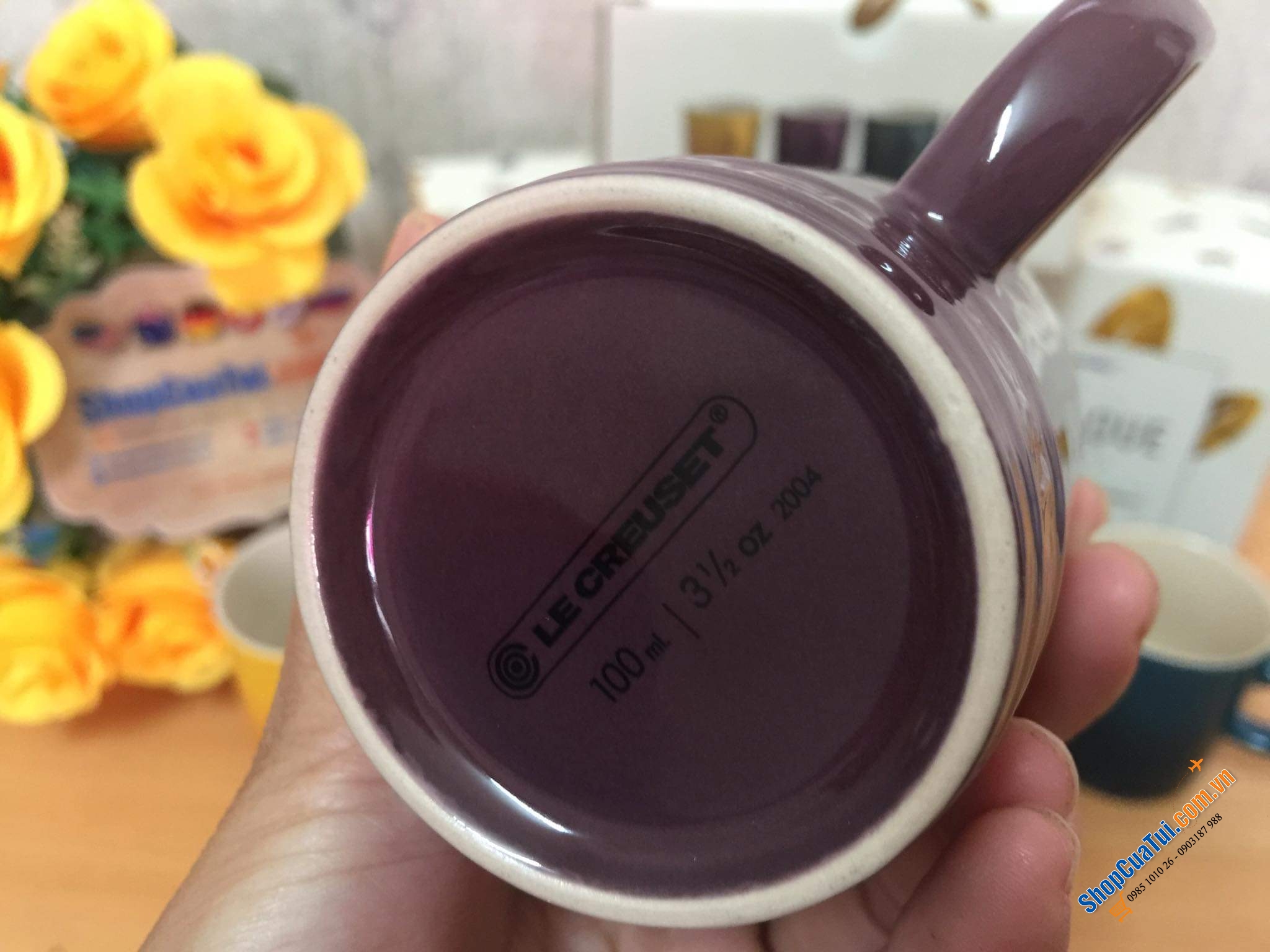 SET 4 CỐC LE CREUSET 100 ML KÈM HỘP BOTANIQUE