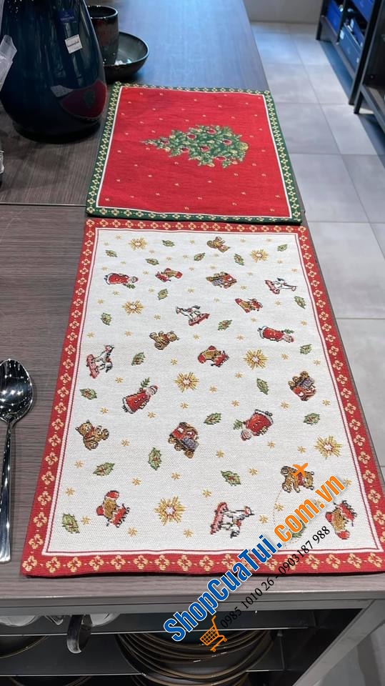 SET 2 TẤM LÓT BÁT ĐĨA VILLEROY BOCH NOEL - Kích thước 48x32 cm