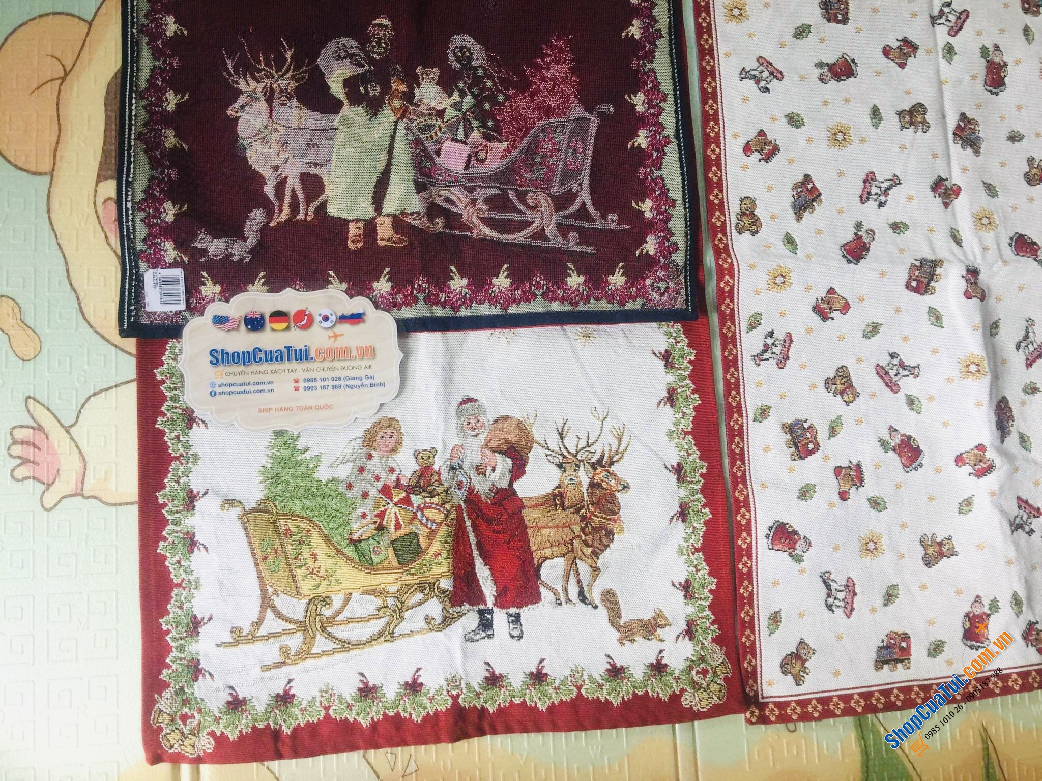 SET 2 TẤM LÓT BÁT ĐĨA VILLEROY BOCH NOEL - Kích thước 48x32 cm