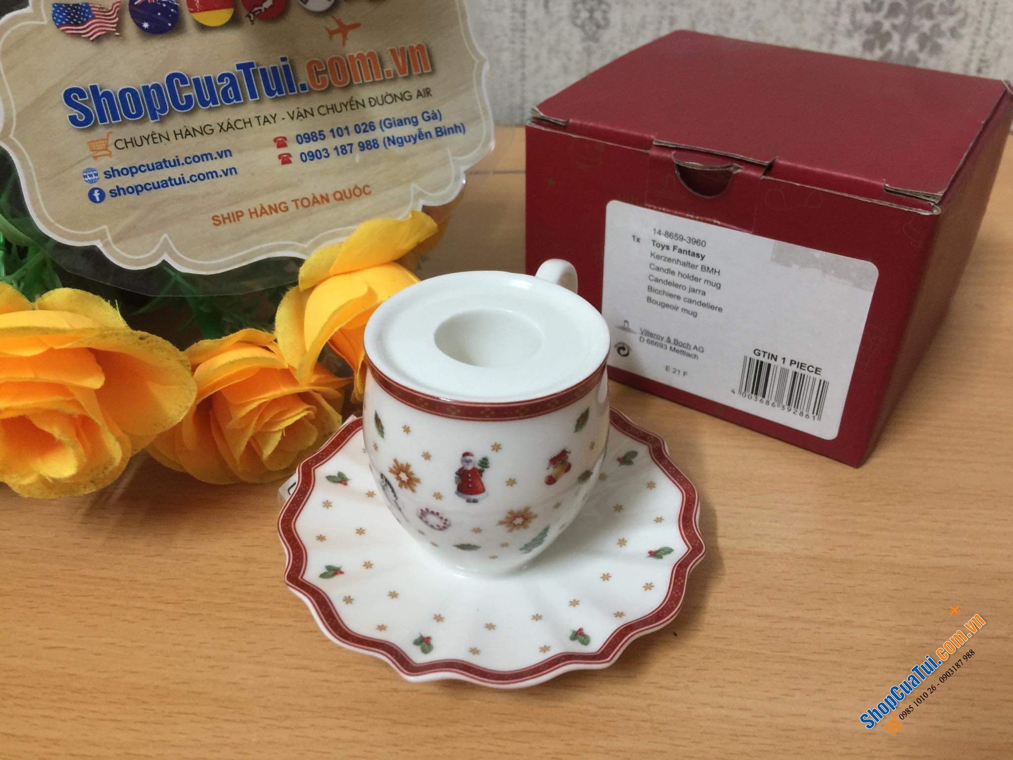 Đế để nến Villeroy Boch Noel