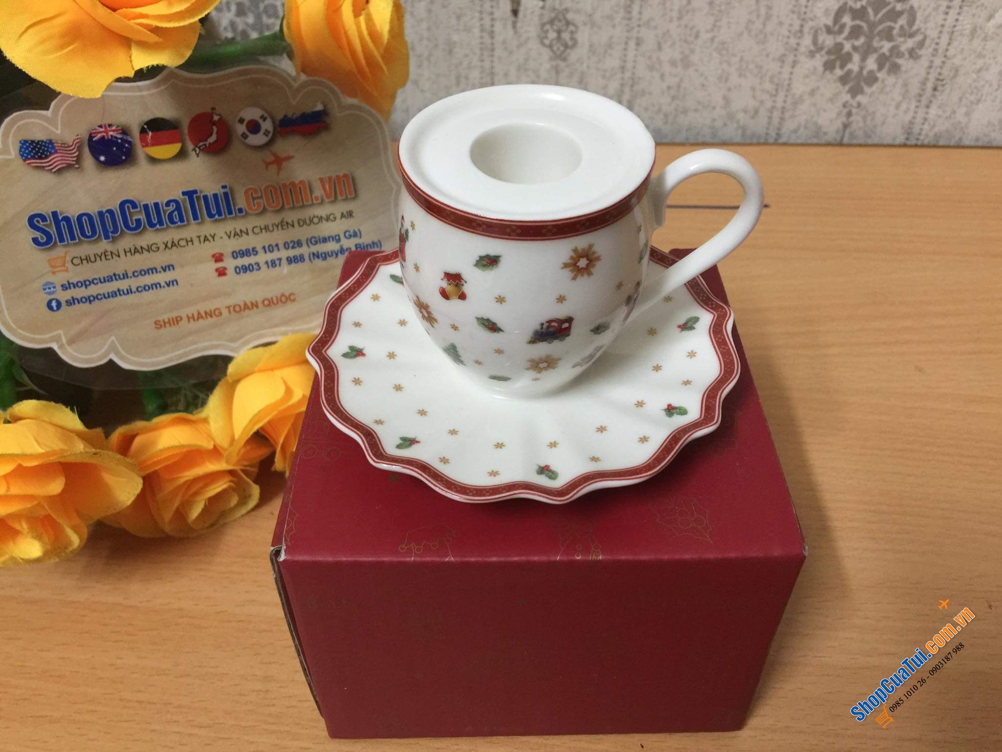 Đế để nến Villeroy Boch Noel