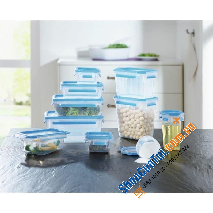 Set Hộp đựng thực phẩm Emsa 10 món.