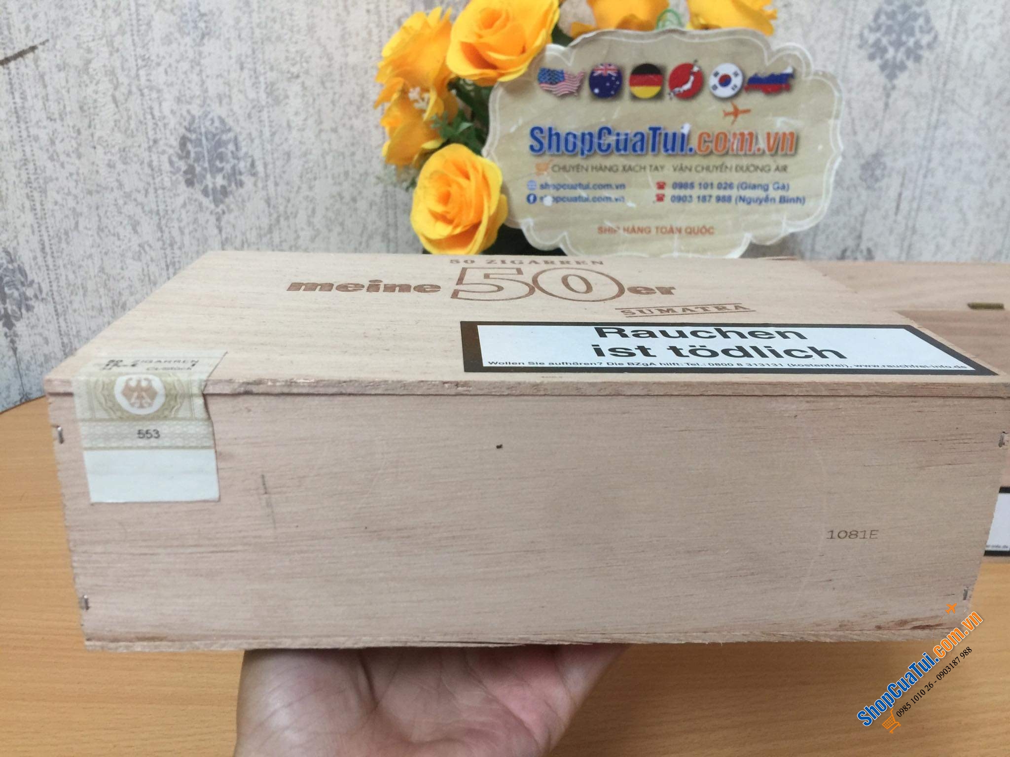 Xì gà Meine 50er Sumatra - Hộp Cigar 50 điếu